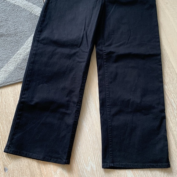 Wilfred Ashika Utility Wide-Leg Pant Cotton 26" Black Sz8 - Picture 9 of 12